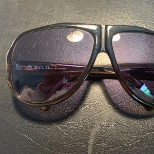 Vintage '70s Men's Dior oversize Sunglasses
